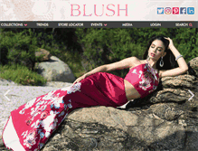 Tablet Screenshot of blushprom.com
